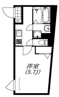 ルレーブ南千住の間取り図