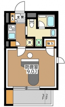 （仮称）Sonorit?池之端の間取り図