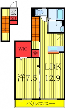 グリーンコーポ網代橋の間取り図