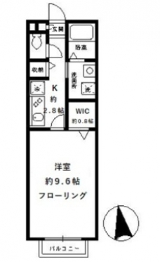 レジデンスＨＡＲＵの間取り図