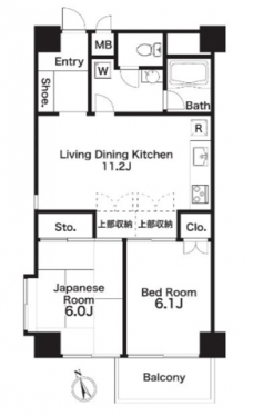 ライブ赤羽の間取り図