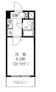 グローリア初穂椎名町の間取り図