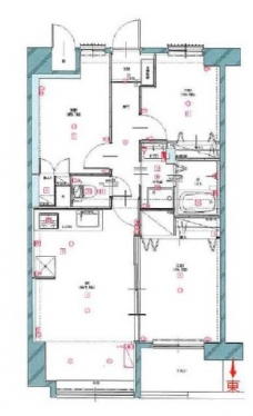 コスモ川口並木元町エグゼの間取り図