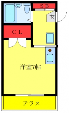 ジプソフィラ板橋本町の間取り図