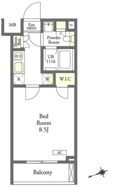 ＢＲＥＥＺＥ　ＭＡＩＳＯＮ　ＩＴＡＢＡＳＨＩの間取り図