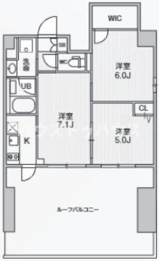 Alivis東十条の間取り図