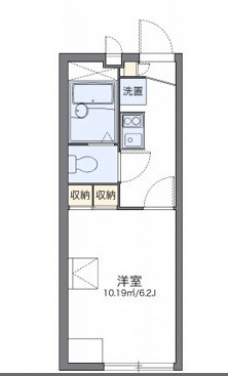 レオパレスノワールの間取り図