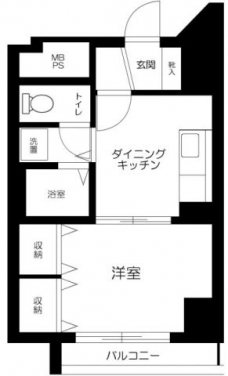 パール上池袋の間取り図