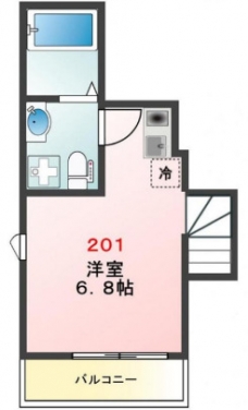 ＰＡＴＩＯ　ＳＱＵＡＲＥ　徳丸の間取り図