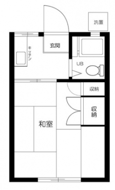 サニーハイツの間取り図
