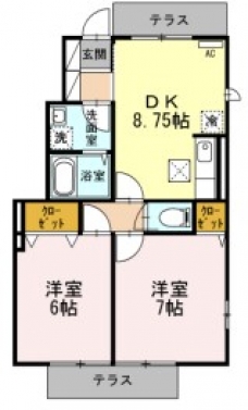 カーサメルヴェーユの間取り図
