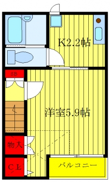 iコンフォートの間取り図