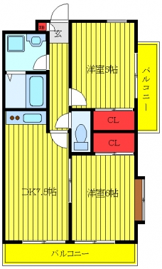 ノーザンライトの間取り図