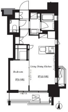 フレンシア椎名町の間取り図