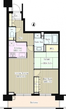 パークホームズ成増マークレジデンスの間取り図
