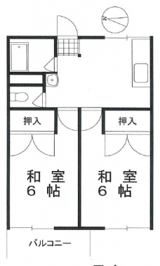 新富ハイムの間取り図