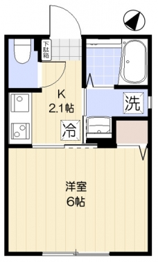 サンシエ大山の間取り図
