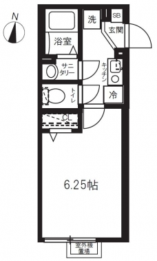 イクシオ錦町の間取り図