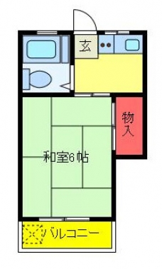ユーハイム猪鼻の間取り図