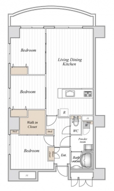 コロネード春日の間取り図