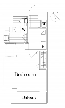 ザ・レジデンス・オブ・トーキョーＨ２０　ステーションフロントの間取り図