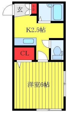 ベルフルールの間取り図
