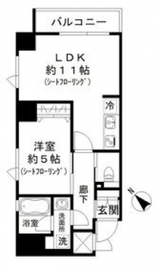 ファインクレスト巣鴨の間取り図