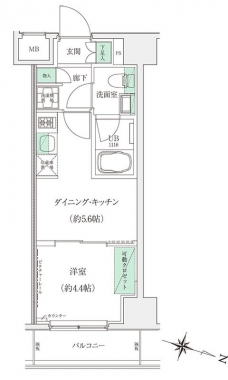 STANDZ板橋本町の間取り図