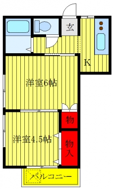 コーポ伊藤の間取り図