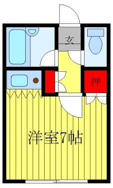 オレンジコーポの間取り図