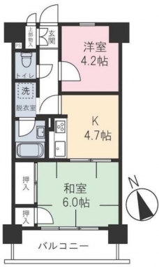 藤和池袋コープの間取り図