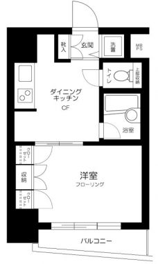 シーアイマンション池袋西の間取り図