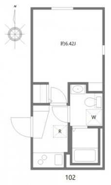 湯島レジデンスの間取り図
