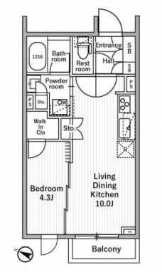 nido MOTOHASUNUMAの間取り図