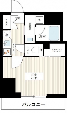 ハーモニーレジデンス大塚山手の間取り図