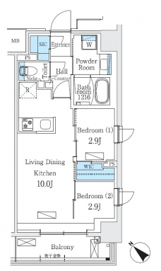 Ｕｒｂａｎ　Ｂｒｅｅｚｅ　巣鴨の間取り図