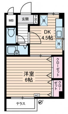 ＲＩＫＩパレスの間取り図