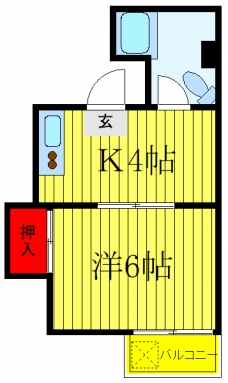 第二三京ビルの間取り図