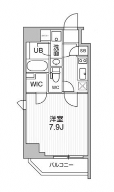 ALTERNA東池袋の間取り図