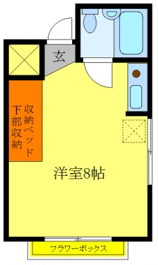 エームの間取り図