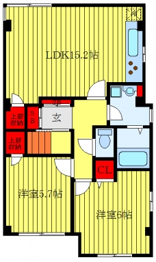 榎本ビルの間取り図