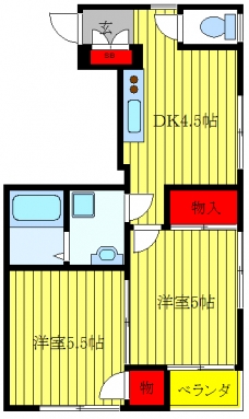 ビュー西青木の間取り図