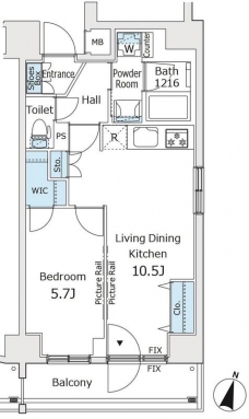 アイル王子ノルドの間取り図
