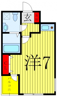 ヴェルト川口並木の間取り図
