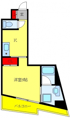 エポック４５の間取り図