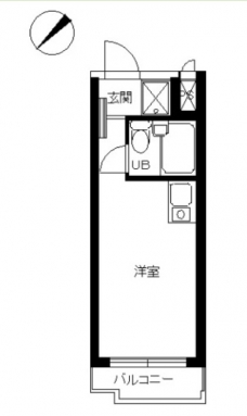 スカイコート赤羽第３の間取り図