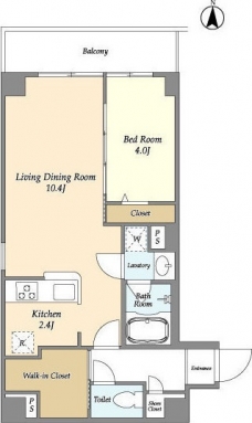 アルファコート下赤塚の間取り図