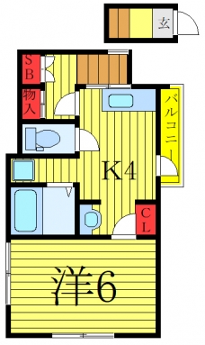阿部方の間取り図