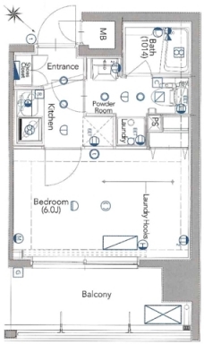 プレセダンヒルズ西川口の間取り図