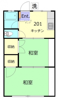 アサヒパレスの間取り図